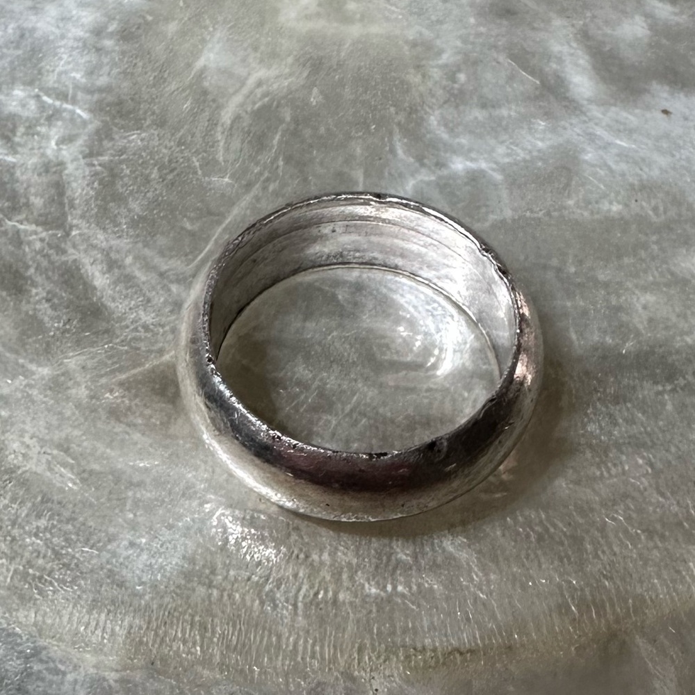 925 Sterling silver band ring